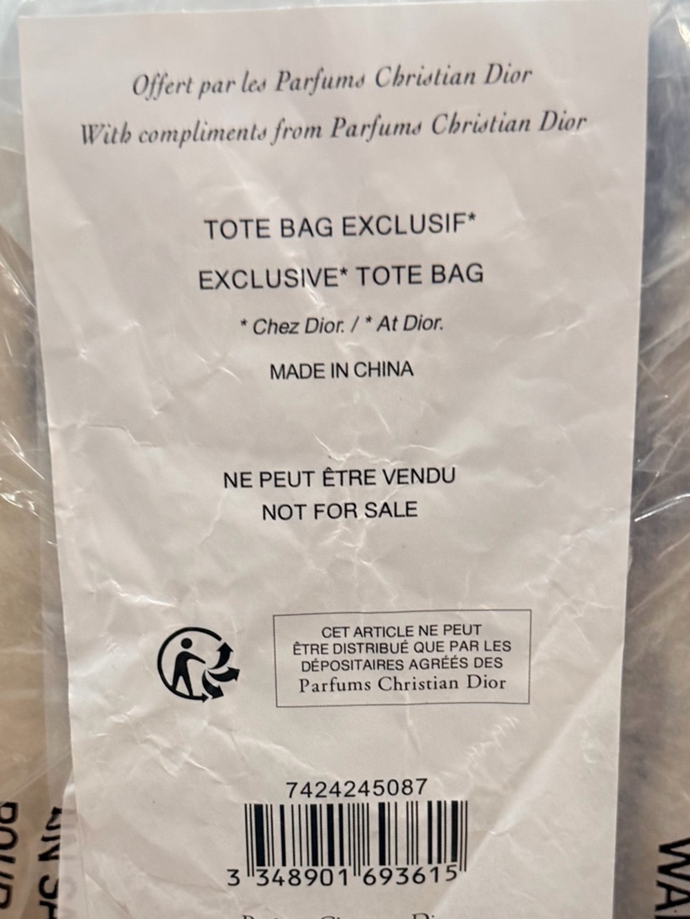 CHRISTIAN DIOR Beauty Diorivera BLUE STRAW TOTE - NIB - Picture 6 of 6